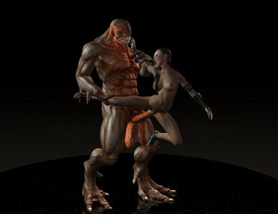 free 3d animated monster porn